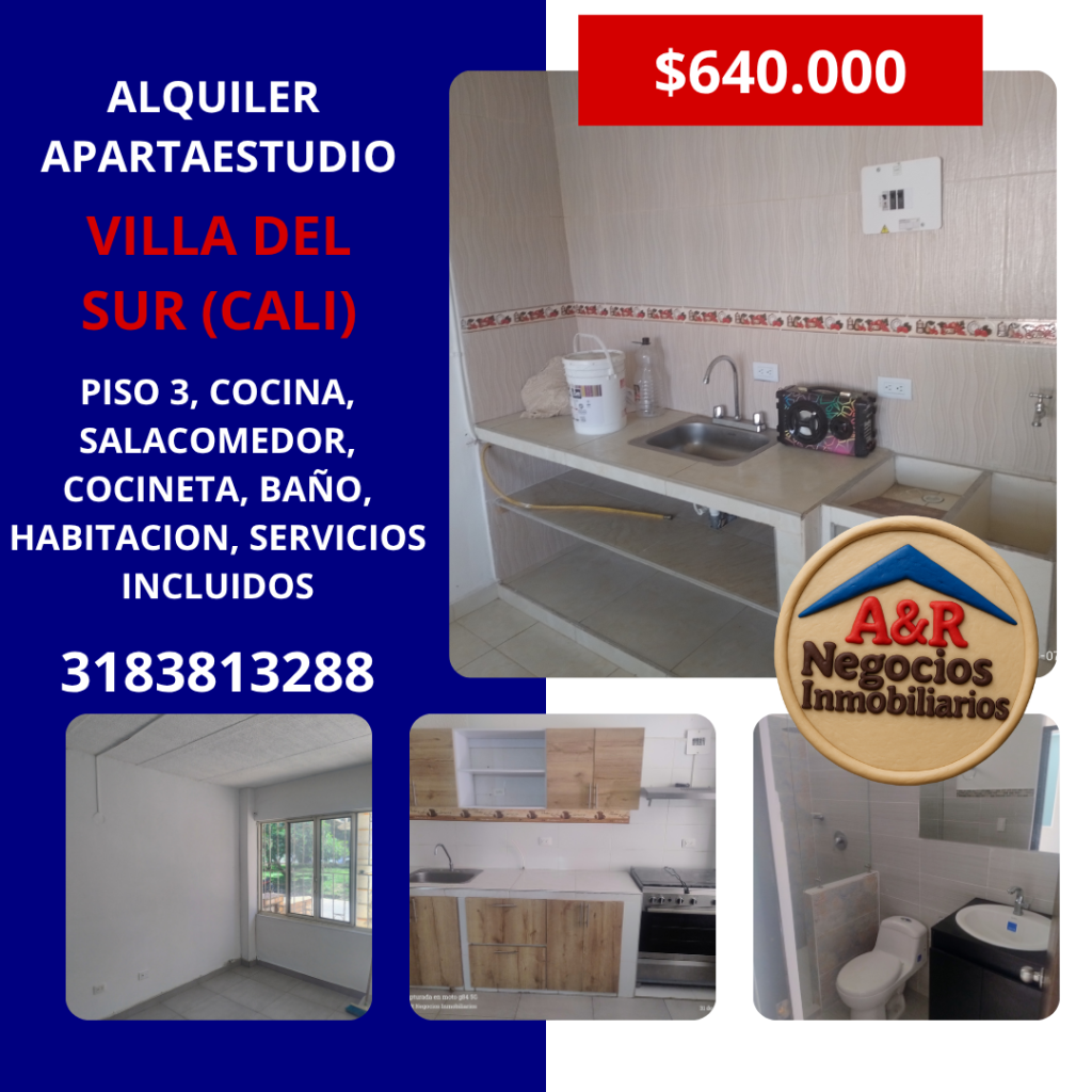 alquiler apartaestudio villa dell sur