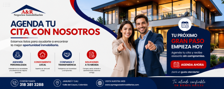 Agende una cita con AyR Negocios Inmobiliarios